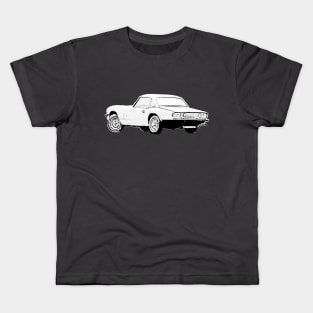 Classic Triumph Spitfire British sports car Kids T-Shirt